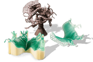 M3 Dentcast (VisiJet-MJP) Plastic Material – Green (2.0 kg bottle)